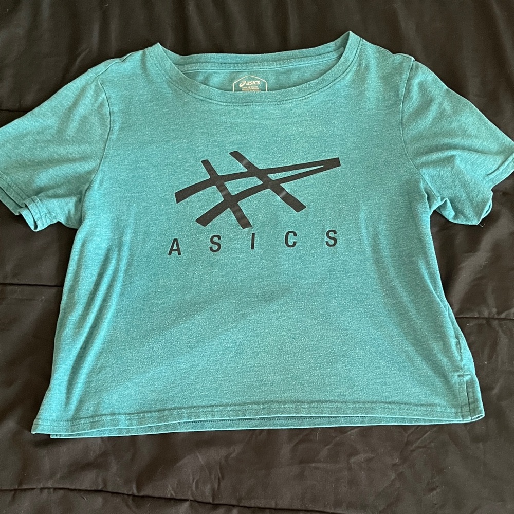 Asics Teal Short Sleeve Tee